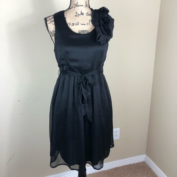 Ya Los Angeles Dresses & Skirts - Ya Black Sleeveless Silk Cocktail Dress M